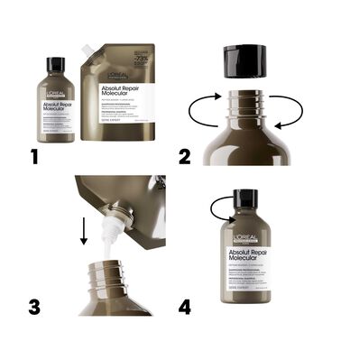 Absolut Repair Molecular Shampoo Refill - Hårpleje fra L'Oréal Professionnel | L'Oréal Partner Shop